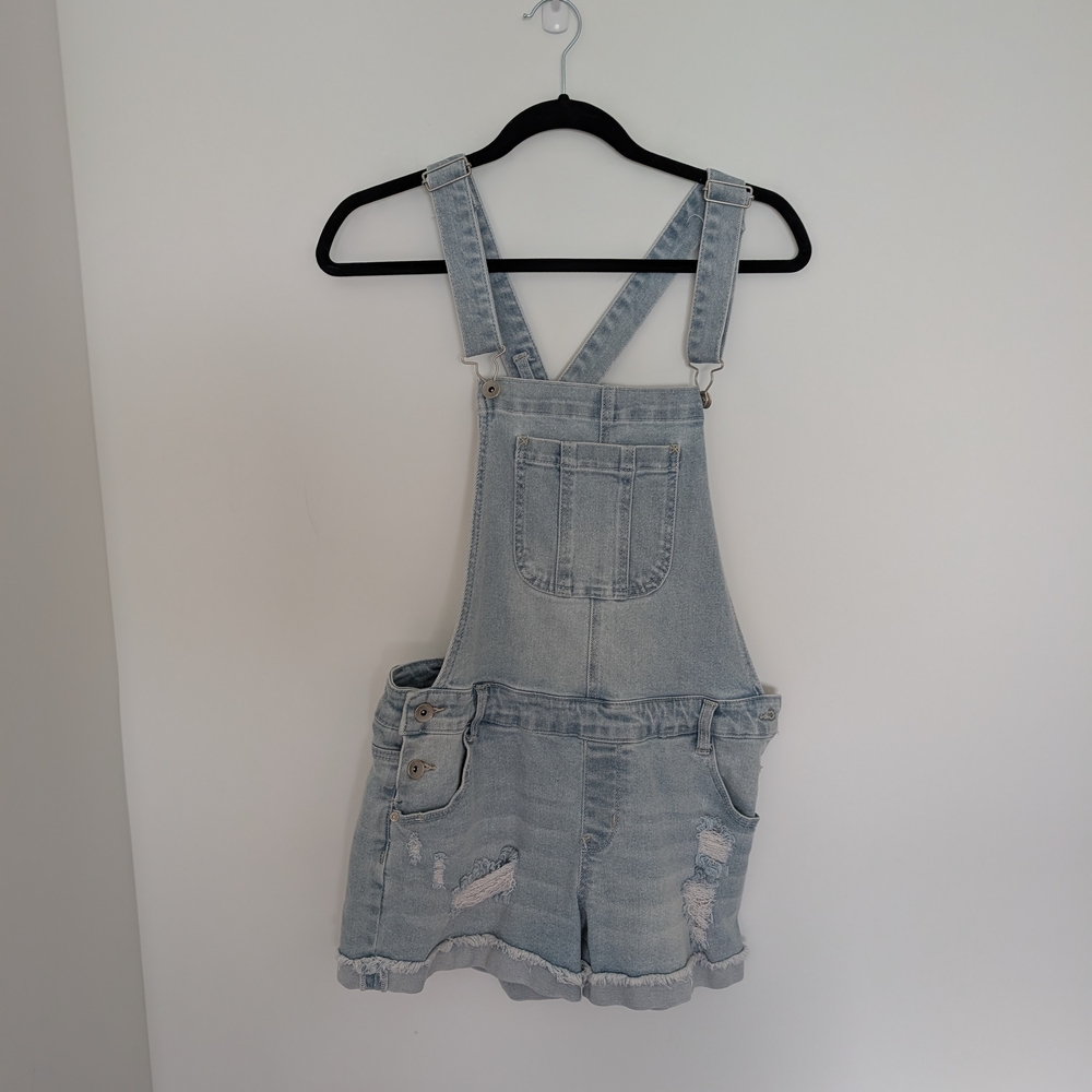 Wallflower Light Blue Denim Overalls